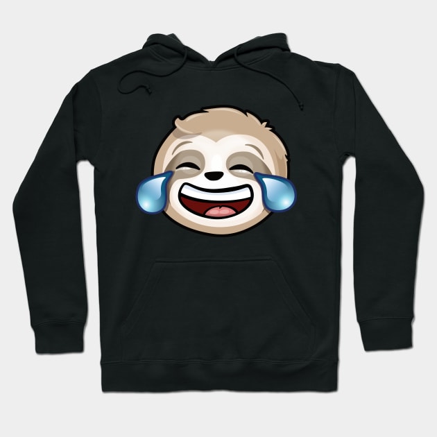 Funny Sloth laughing out loud Hoodie by PnJ